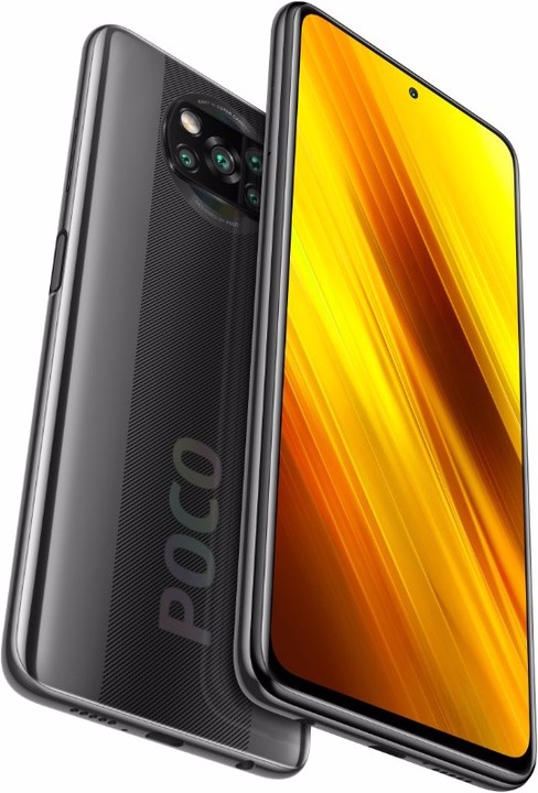 Image du produit Xiaomi Poco X3 (128 Go, Shadow Grey, 6.67", Double SIM hybride, 64 Mpx, 4G)