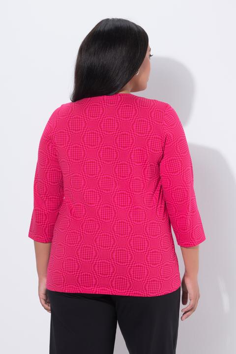 Actual product image Ulla Popken Illusion Print Tee (62)