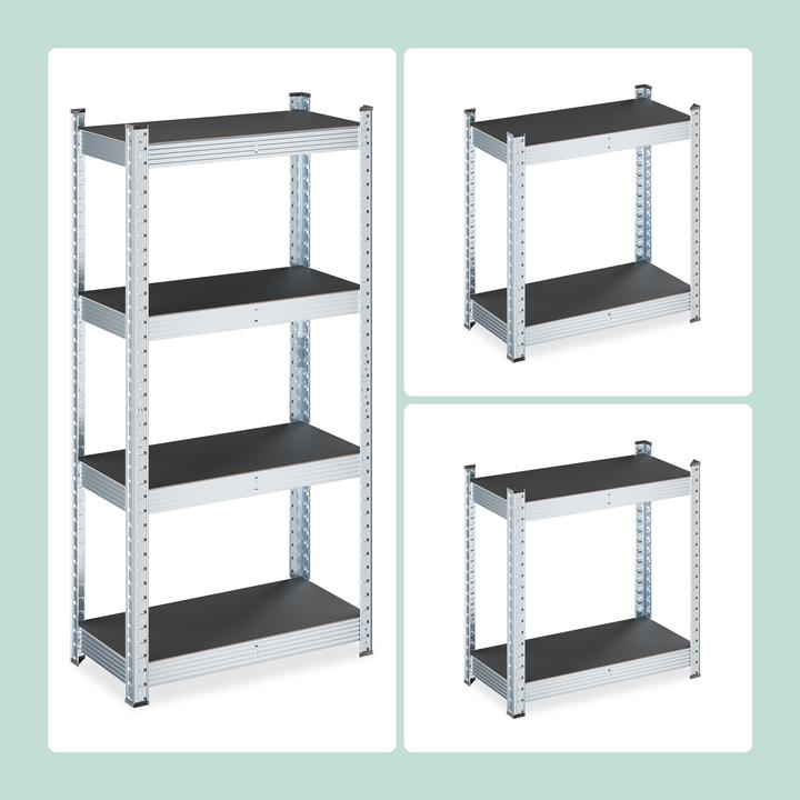 Actual product image Relaxdays Heavy-duty shelves