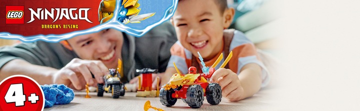 Immagine prodotto LEGO 71789 Inseguimento con lo speedster di Kai e la moto di Ras (71789, LEGO Ninjago)