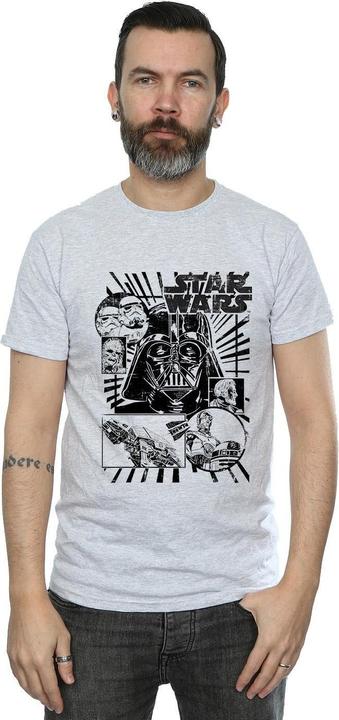 Immagine prodotto Star Wars Darth Vader Montage Maglietta Uomo (L)