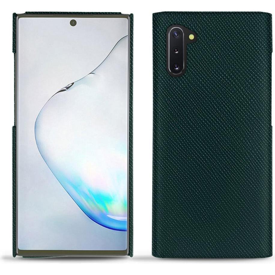 Noreve Lederschutzhülle (Samsung Galaxy Note 10), Smartphone Hülle, Grün