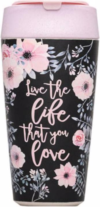 Chic.Mic bioloco plant Mehrwegbecher Live the life (0.42 l)
