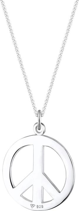 Immagine prodotto Elli Collana Boho Peace Sign in argento 925 (Argento 925, 45 cm)