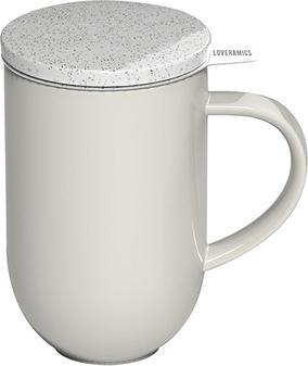 Loveramics Pro Tea - 450 ml Cup with Tea Strainer - Beige (450 ml, 1 x)
