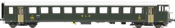 Actual product image ESU BLS driving trailer Bt 211 green Ep.III DC/AC (Track H0)