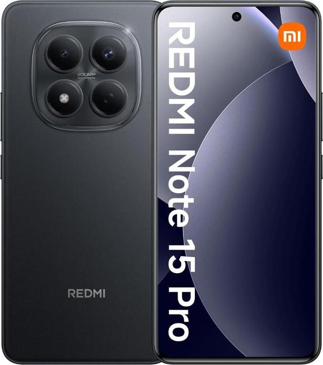 Produktbild Xiaomi REDMI Note 15 Pro (512 GB, Schwarz, 6.77", Dual SIM, 4G)