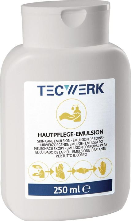 Tecwerk Hautpflege-Emulsion 250 ml silikonfrei, leicht parfümiert (Lozione corpo, 250 ml)