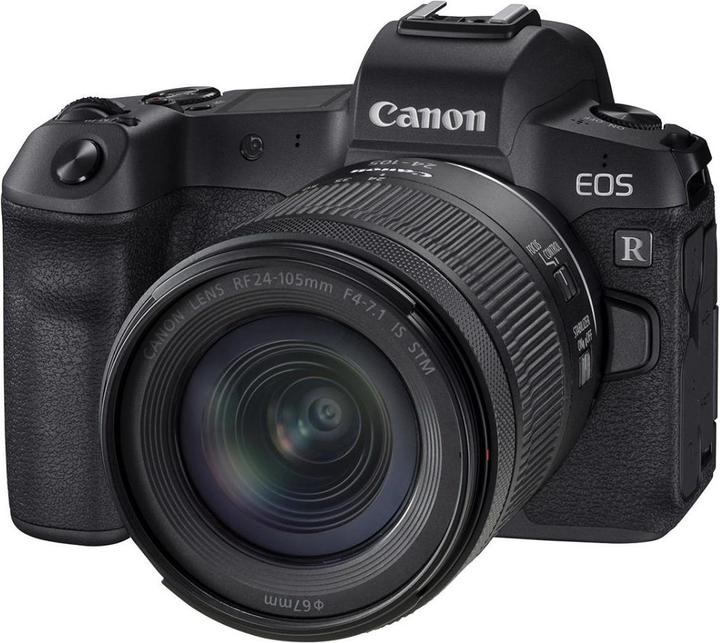 Productafbeelding Canon EOS R Kit + RF 4-7,1/24-105 IS STM (24 - 105 mm, 30.30 Mpx, Volledig formaat)