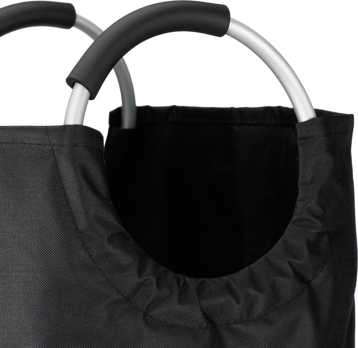 Actual product image Relaxdays Folding Laundry Hamper with Handles (60 l)