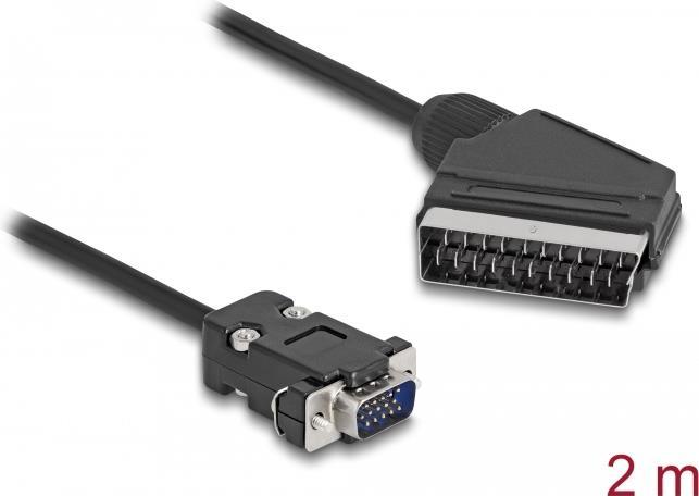 Actual product image Delock Scart — VGA (2 m, Scart)