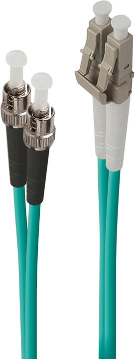Actual product image Alogic Fiber Optic Cable LC-ST Multi Mode Duplex LSZH OM4 (CAT6e, 1 m)