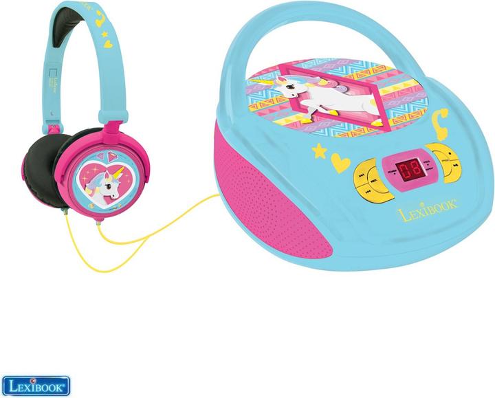 Actual product image Lexibook CD-Player Unicorn