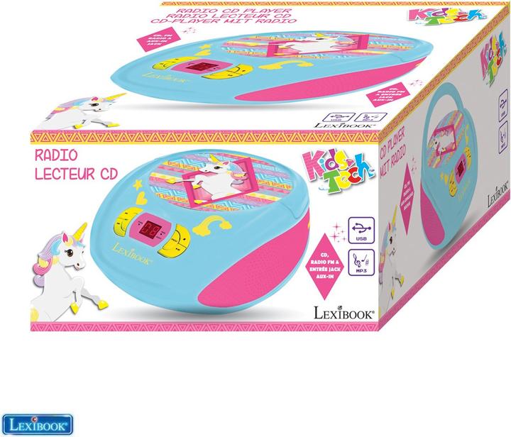 Actual product image Lexibook CD-Player Unicorn