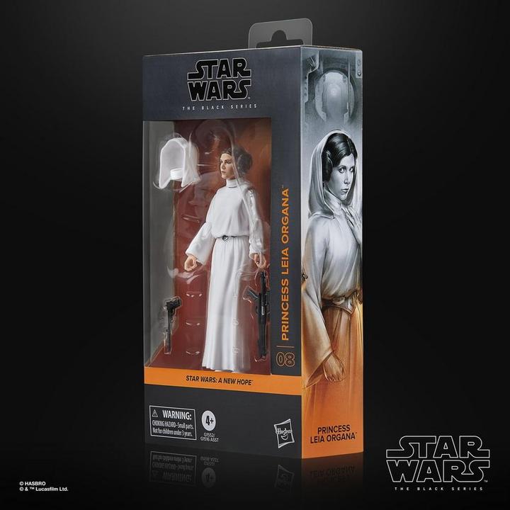 Produktbild Hasbro Star Wars Episode IV Black Series Actionfigur Princess Leia Organa 15 cm