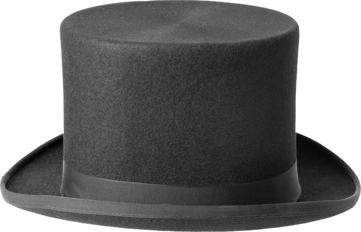 Produktbild Metamorph Haarfilz-Zylinder schwarz 15 cm