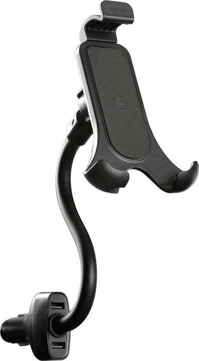 Produktbild Lampa Handyhalterung mit flexibelem Arm und Doppel-Usb-Steckdose, 12/24V
