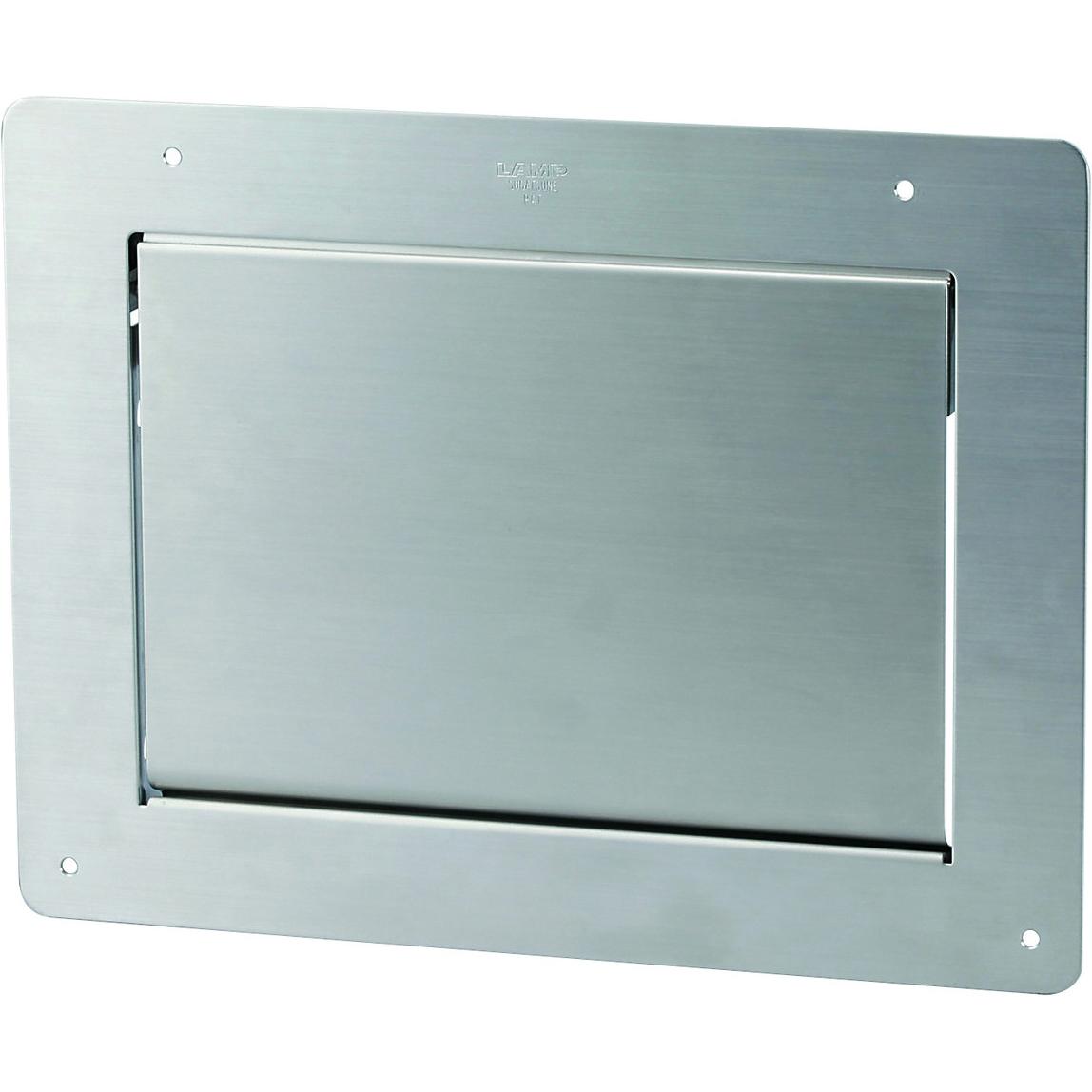 Werkstarck Mehrzweckklappe mit Dämpfer, Abfalleimer, Silber