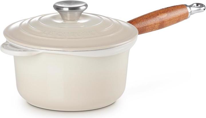 Image du produit Le Creuset Pot à profit avec poignée en bois (18 cm, Poêle à frire, Fonte)
