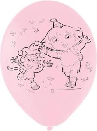 Actual product image Dora The Explorer Latex Balloons (Pack of 6)