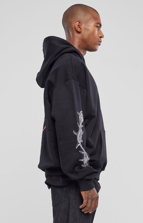Immagine prodotto Urban Classics Felpa con cappuccio oversize ultra pesante Dio Lealtà Amore - 119373 (5XL)