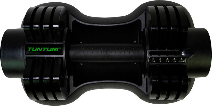 Produktbild Tunturi Verstellbare Selector Kurzhantel (1 x 2.5 kg - 12.5 kg)