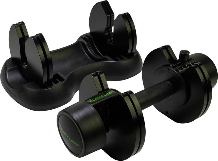 Produktbild Tunturi Verstellbare Selector Kurzhantel (1 x 2.5 kg - 12.5 kg)