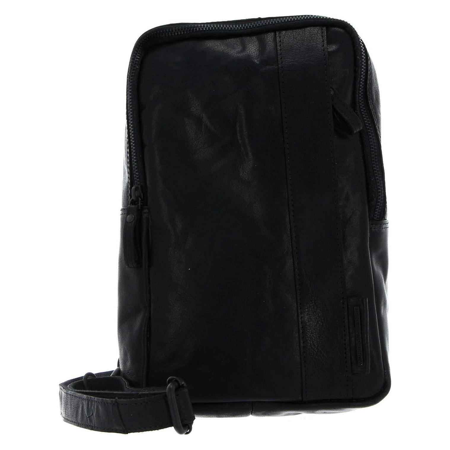 Spikes & Sparrow, Herren, Handtasche, Bronco Slingbag, Schwarz