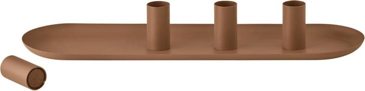 Actual product image Blomus LOHA Kerzenhalter oval amber brown 37cm