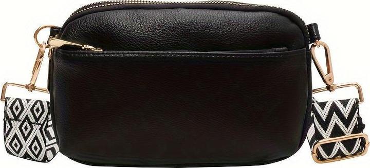 Only-Bags.Store Mini-Crossbody-Tasche, quadratische Geldbörse mit breitem Schulterriemen, stilvolle