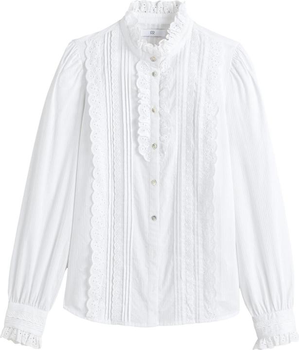 Actual product image La Redoute Collections Victorian Style Blouse Signature (44)
