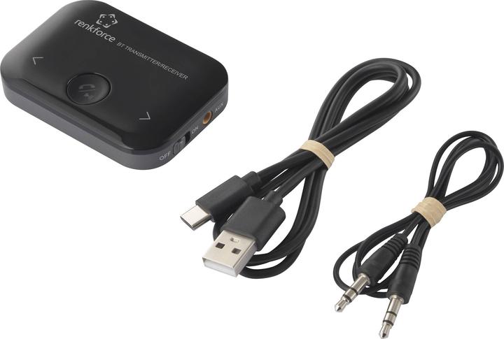 Produktbild Renkforce Bluetooth Audio-Sender und -Empfänger mit Batterie und Mikrofon (Sender & Empfänger)