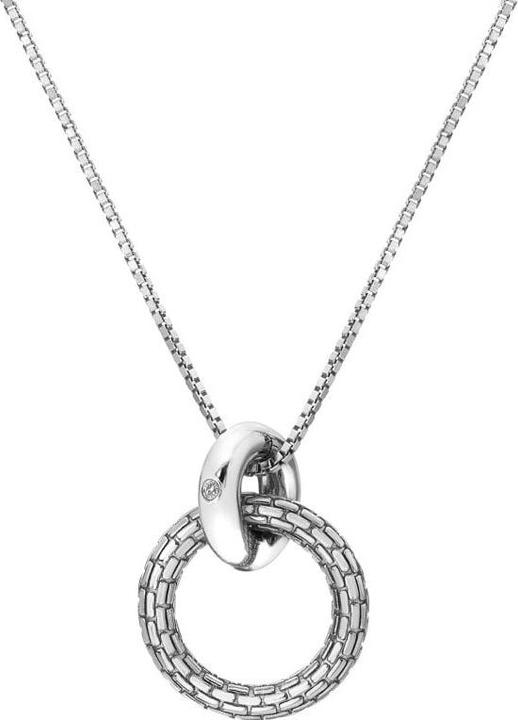 Image du produit Hot Diamonds Collier Woven Circle (Argent 925, 40 - 45 cm)
