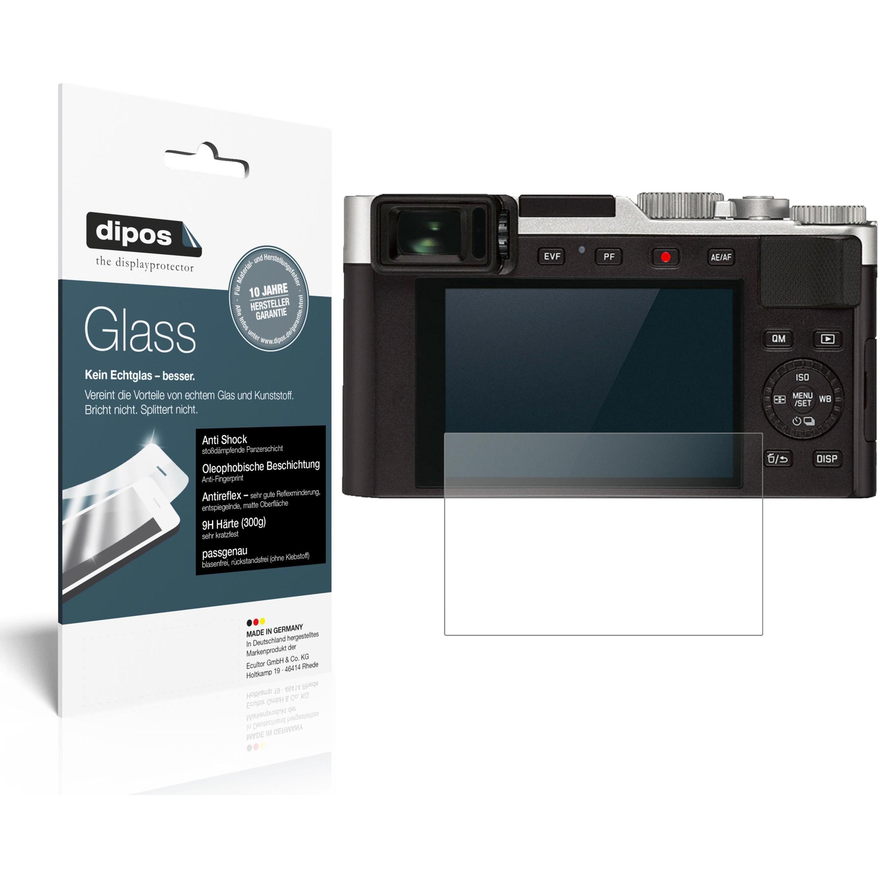 Dipos Displayschutz Anti-Shock (Displayschutz, Leica D-Lux 7), Kameraschutz, Transparent