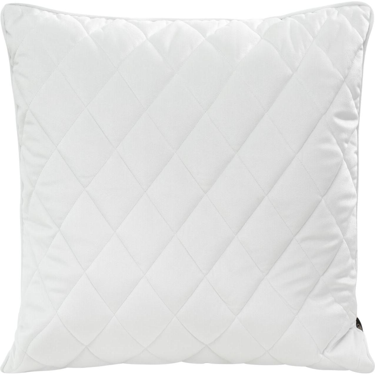 Eurofirany, Dekokissen, Kissen VELVET 50x50cm - weiss Kissenbezug (50 x 50 cm)
