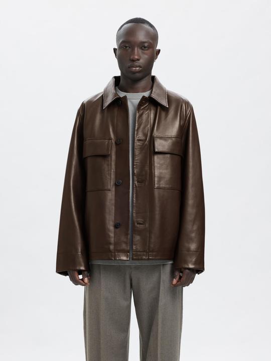 Actual product image Annarr Geknöpfte Lederjacke (M)