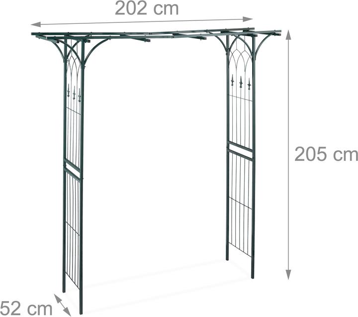 Immagine prodotto Relaxdays Rosenbogen (5.20 cm, 20.20 cm)