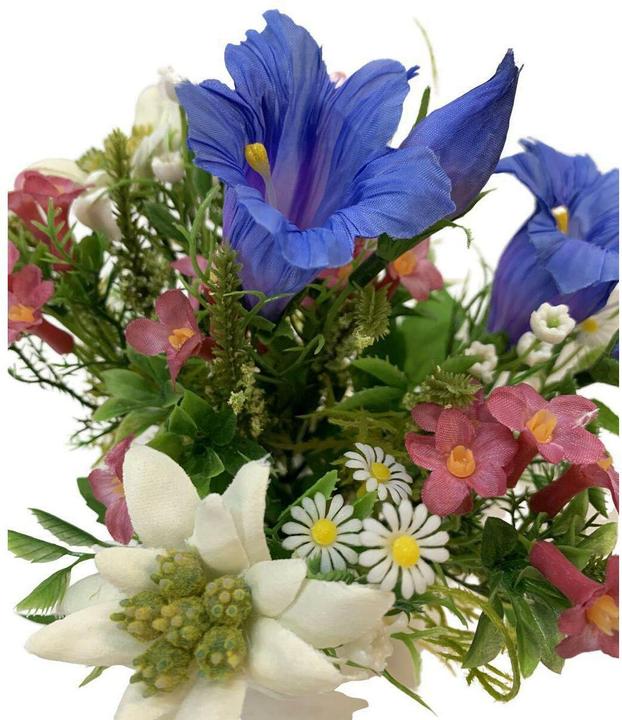 Image du produit Botanic-Haus Kunstblume Alpenblütenstrauss, 22 cm (22 cm)
