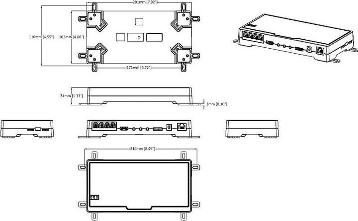 Actual product image Axis FA54 Main unit (Network Video Recorder (NVR))