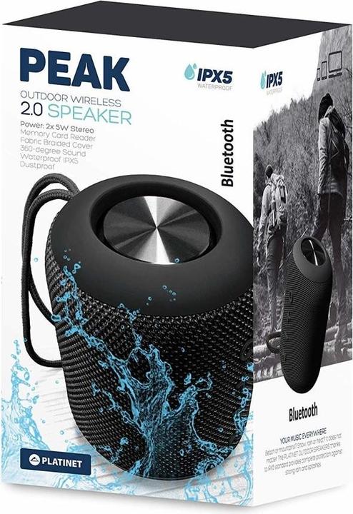 Actual product image Platinet Speaker Omega PMG13 Peak black (8 h)