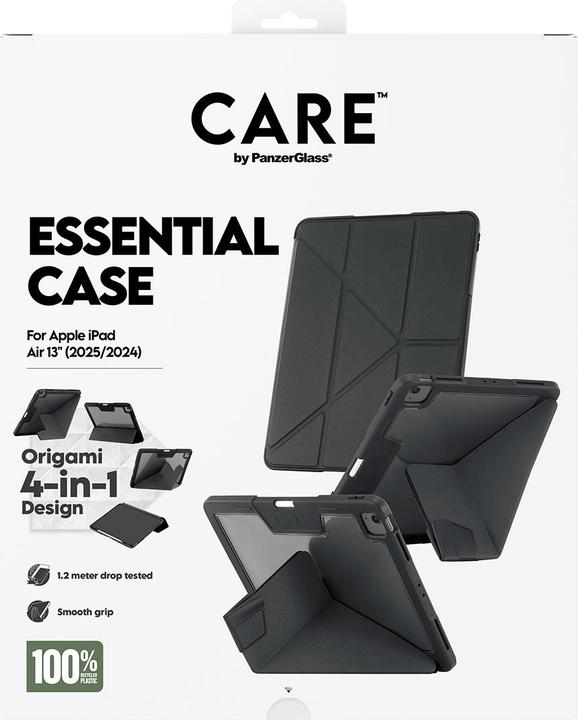 Produktbild PanzerGlass CARE TPU Essential Case black iPad Air 13" (2024-2025) (Apple iPad Air 13 2024, Apple iPad Air 13 2025, Apple iPad Air 13 2026)