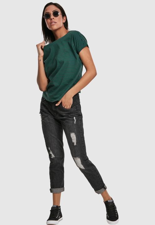 Immagine prodotto Urban Classics Maglietta da donna a strisce per bambini tinta in filo (XS)