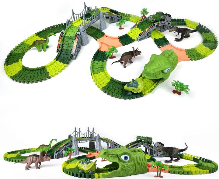 Actual product image I Am Creative Dino Eisenbahn (275-teilig)