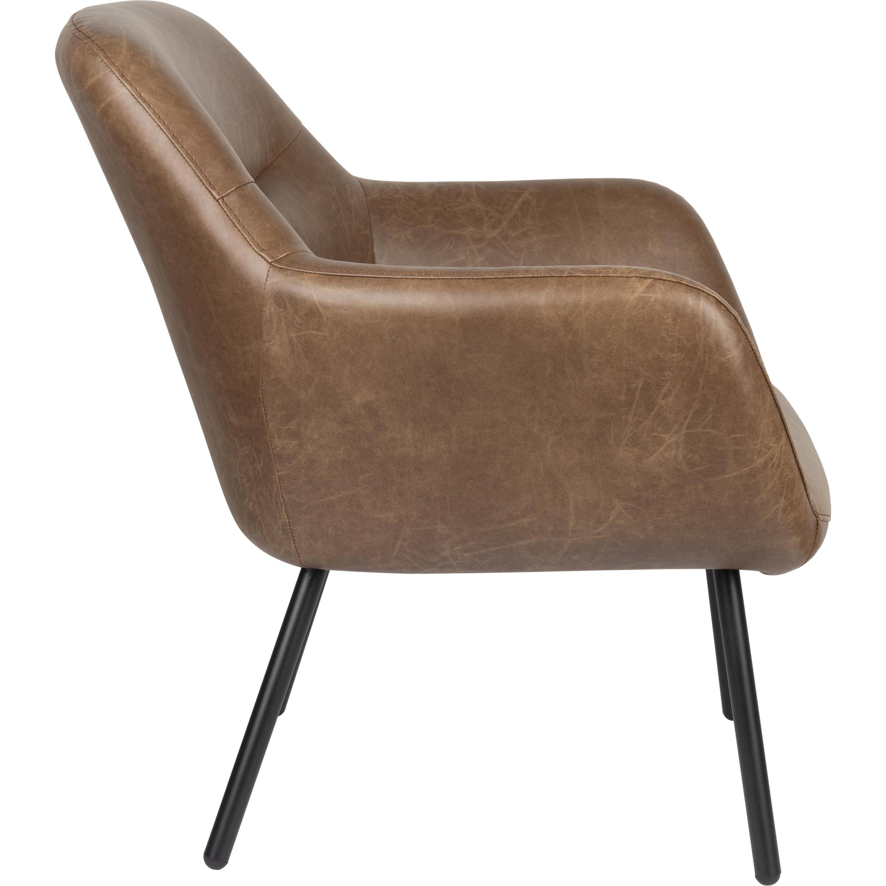 Thumbnail - Zuiver, Sessel, Dude Lounge Chair Vintage Brown