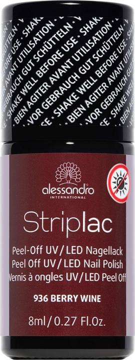 Produktbild Alessandro Striplac (936 Berry Wine, Abziehbarer Nagellack)