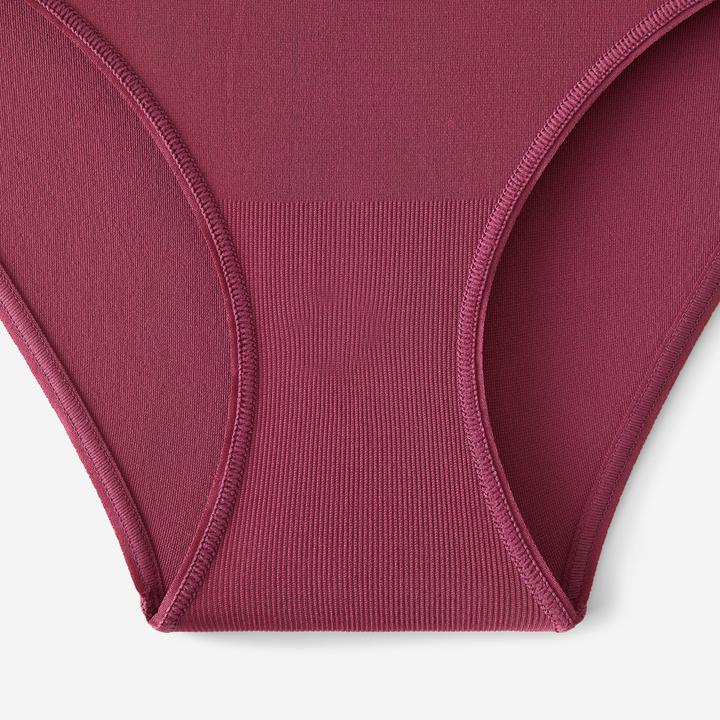 Image du produit Kalenji Lot de 3 culottes sans coutures Femme, Violet/Blanc/Bleu (XS)