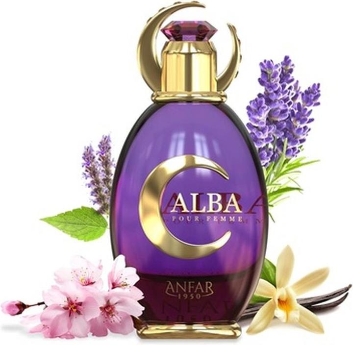Actual product image Anfar Alba For Women 3.4 Oz Extrait De Parfum Spray (Extrait De Parfum, 100 ml)