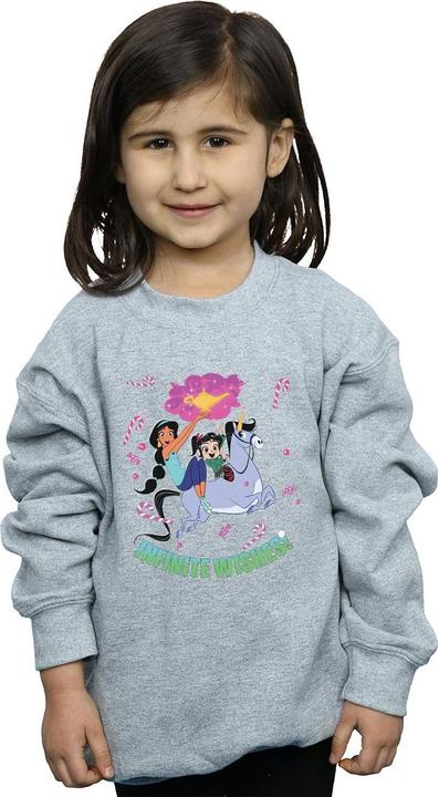 Image du produit Disney - Sweat WRECK IT RALPH JASMINE AND VANELLOPE - Fille (128)