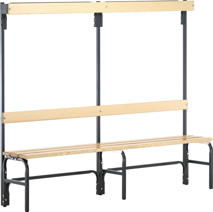Produktbild kaiserkraft Garderobenbank mit Hakenleisten (40 cm, 165 cm)