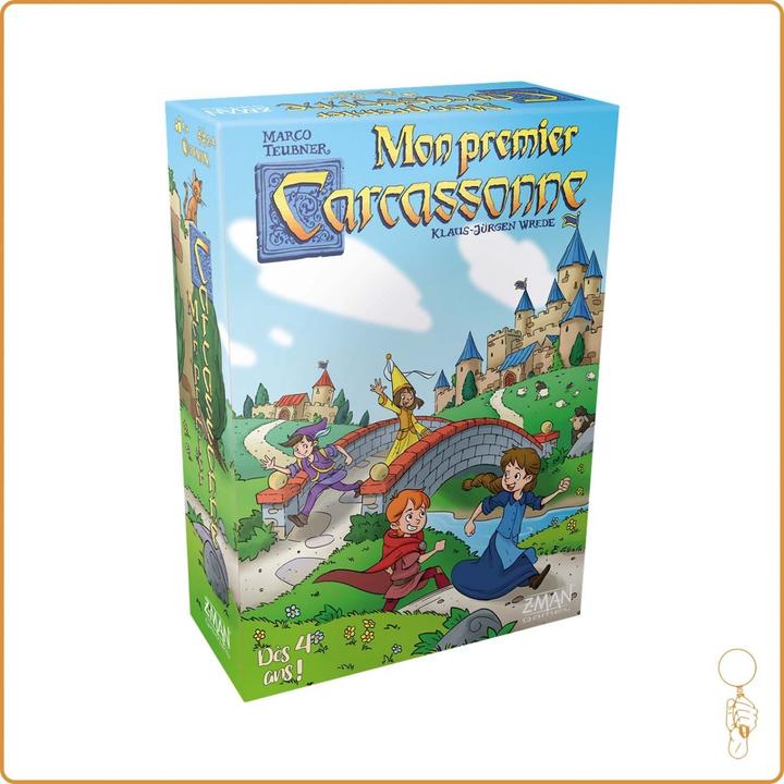 Actual product image Hans im Glück Mon Premier Carcassonne f (French, 2 - 4 Players)